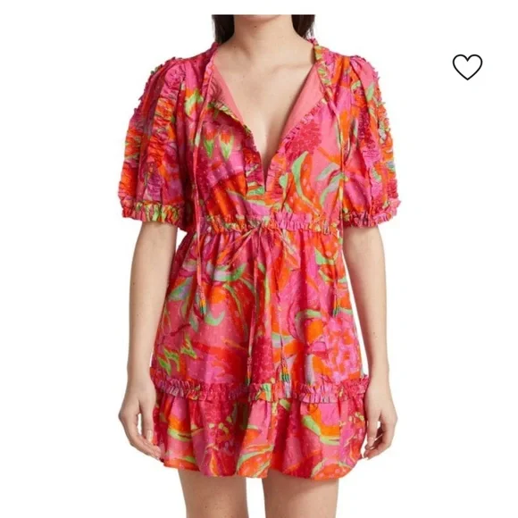 FARM Rio Fruit Brush Mini Dress - Picture 8 of 11